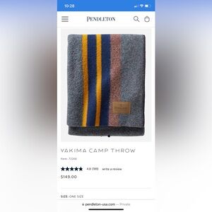 Pendleton Yakima Camp Throw